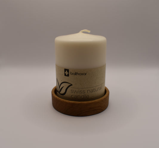 Kerzenhalter rund aus Holz