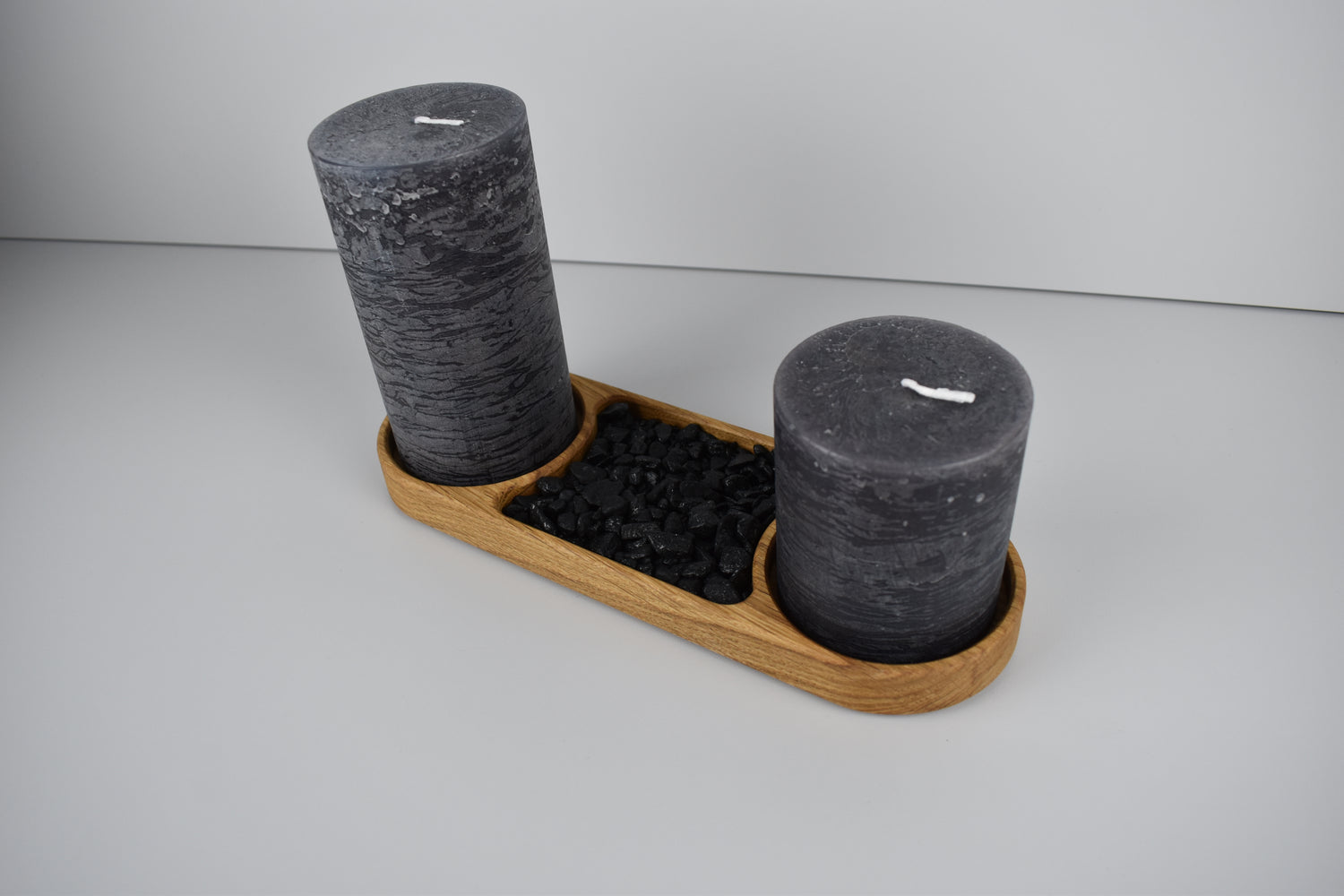 Kerzentablett aus Holz