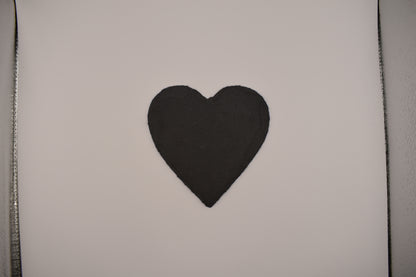 Schieferplatte Herz