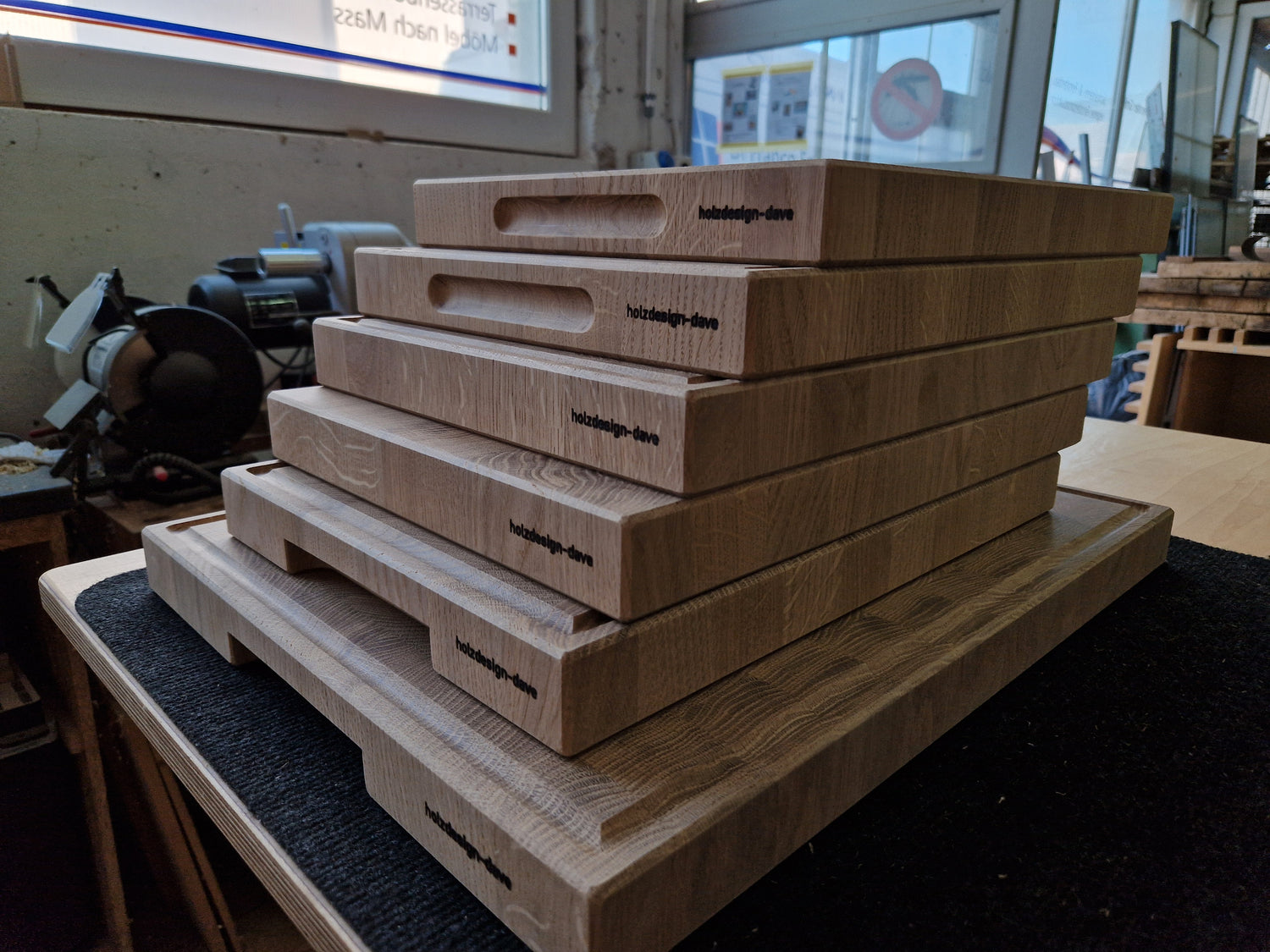 Stirnholz Schneidebretter aus Eiche Schweiz