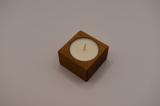 Teelichthalter aus Holz